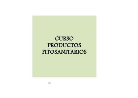 Imagen CURSO APLICADOR PRODUCTOS FITOSANITARIOS