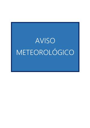 Imagen AVISOS METEOROLÓGICOS