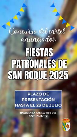 Imagen CONCURSO CARTELES. SAN ROQUE 2025
