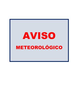 Imagen AVISO METEOROLÓGICO