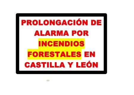 Imagen PROLONGACIÓN ALARMA POR INCENDIOS FORESTALES