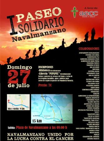 Imagen I Paseo Solidario en Navalmanzano