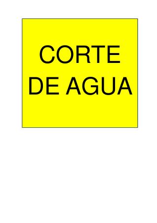 Imagen CORTE DE AGUA