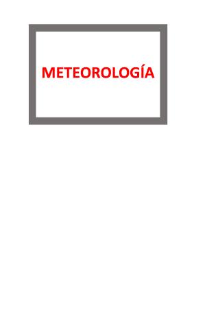 Imagen METEOROLOGÍA