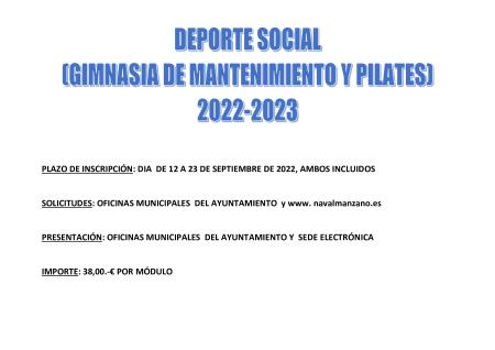 Imagen DEPORTE SOCIAL 2022-23
