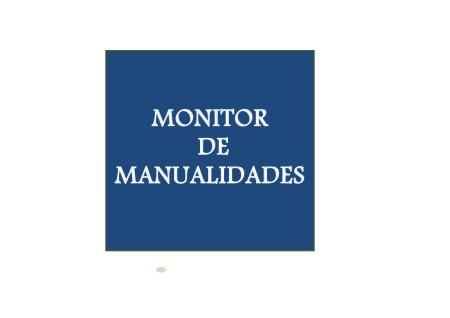 Imagen OFERTA EMPLEO: MONITOR DE MANUALIDADES