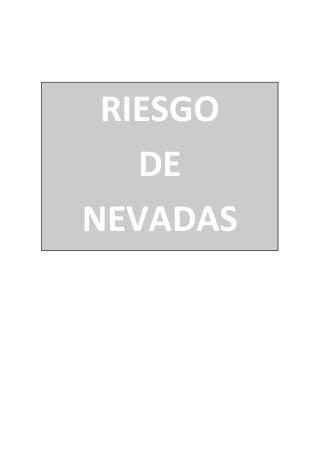 Imagen RIESGO DE NEVADAS